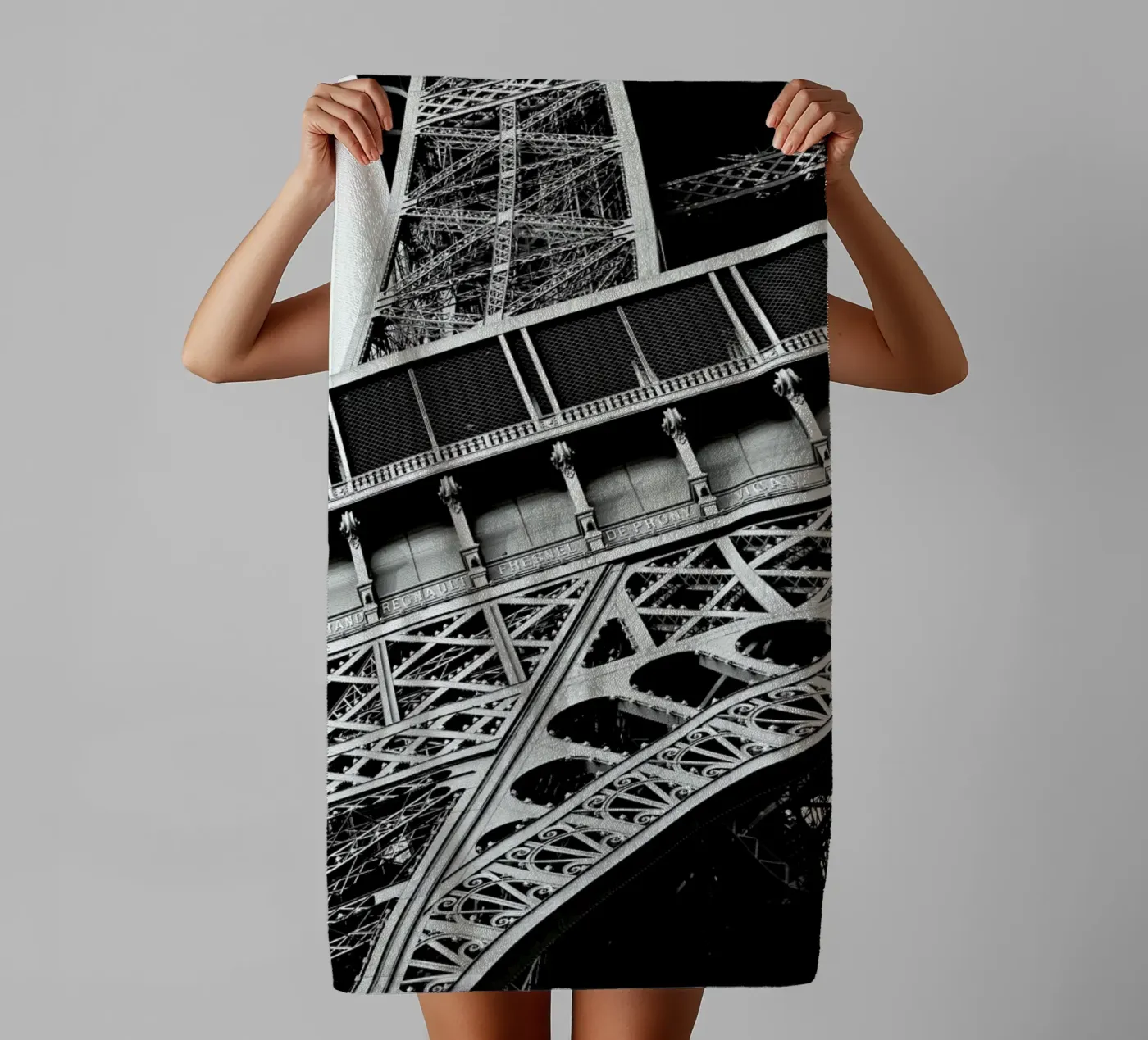 Gustave Eiffel badhanddoek van Magdalena Martin Photography