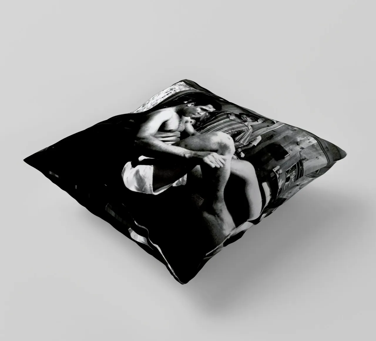 Muhammad Ali Exercising Kissen von Gallery Print and Art Limited