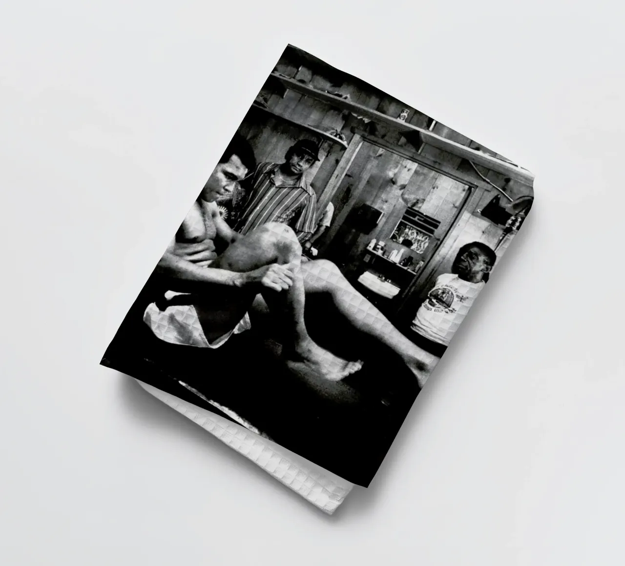 Muhammad Ali Exercising canovaccio da cucina da Gallery Print and Art Limited