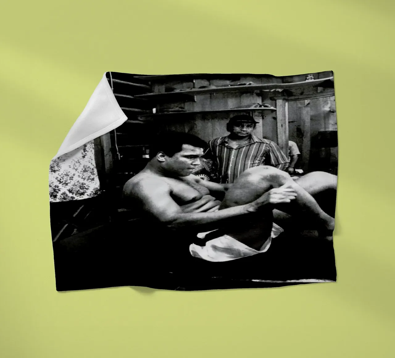 Muhammad Ali Exercising coperta in pile da Gallery Print and Art Limited