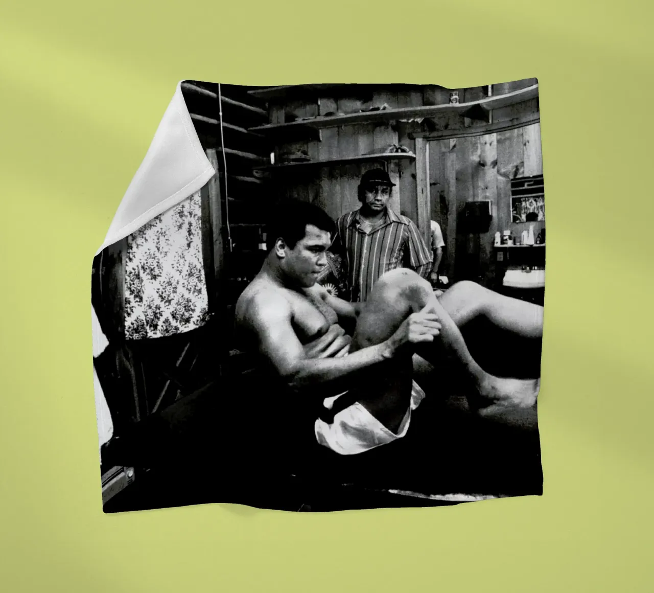 Muhammad Ali Exercising coperta in pile da Gallery Print and Art Limited
