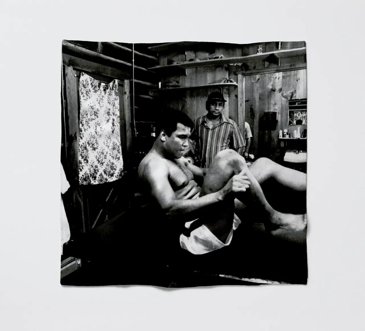 Muhammad Ali Exercising coperta in pile da Gallery Print and Art Limited