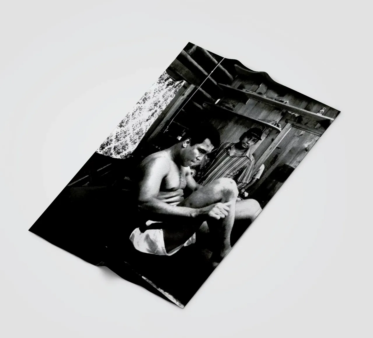 Muhammad Ali Exercising coperta in pile da Gallery Print and Art Limited
