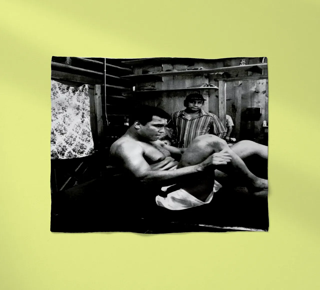 Muhammad Ali Exercising coperta in pile da Gallery Print and Art Limited
