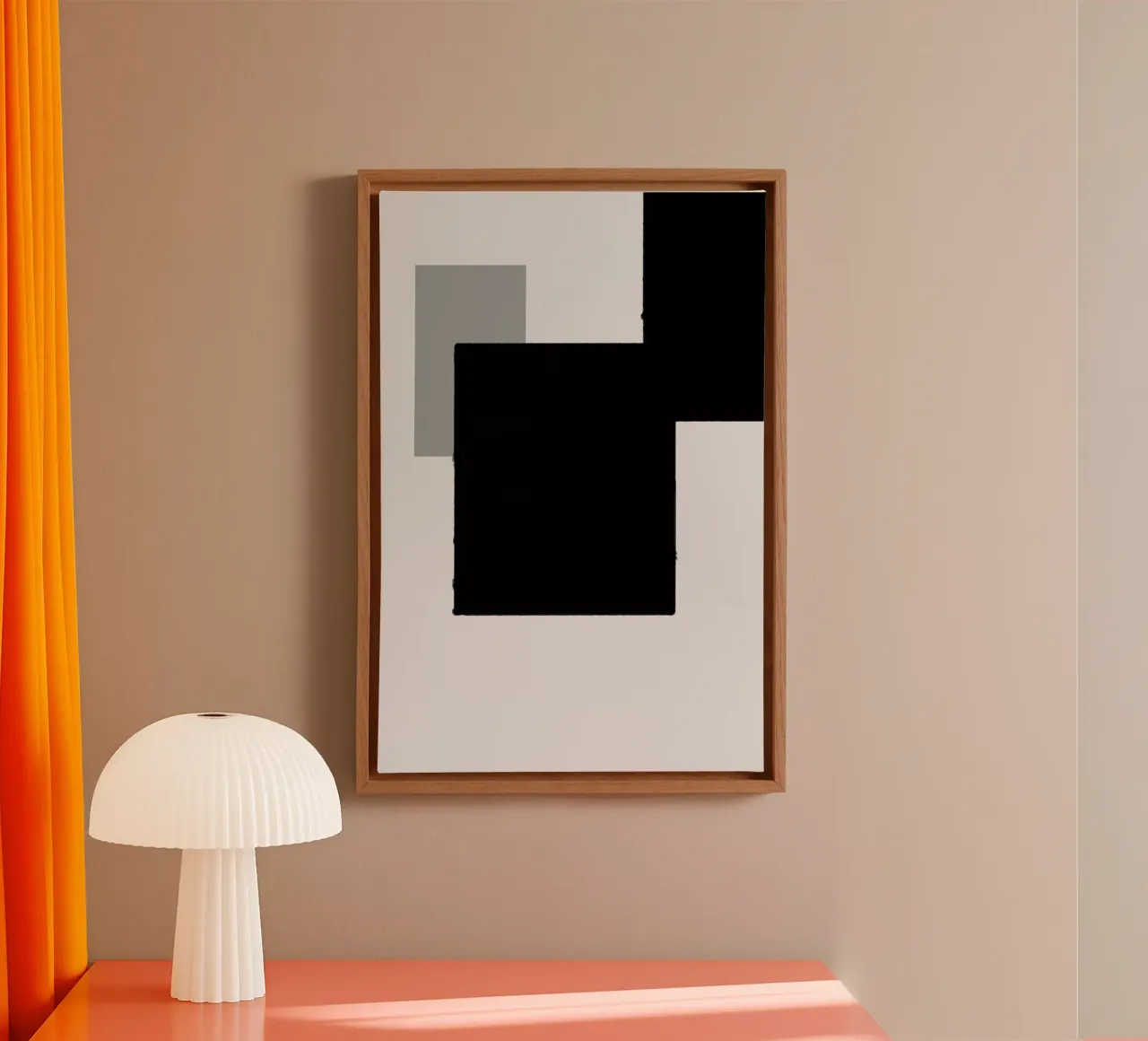 Dark and Brighter tela con Cornice a cassetta da 170QM