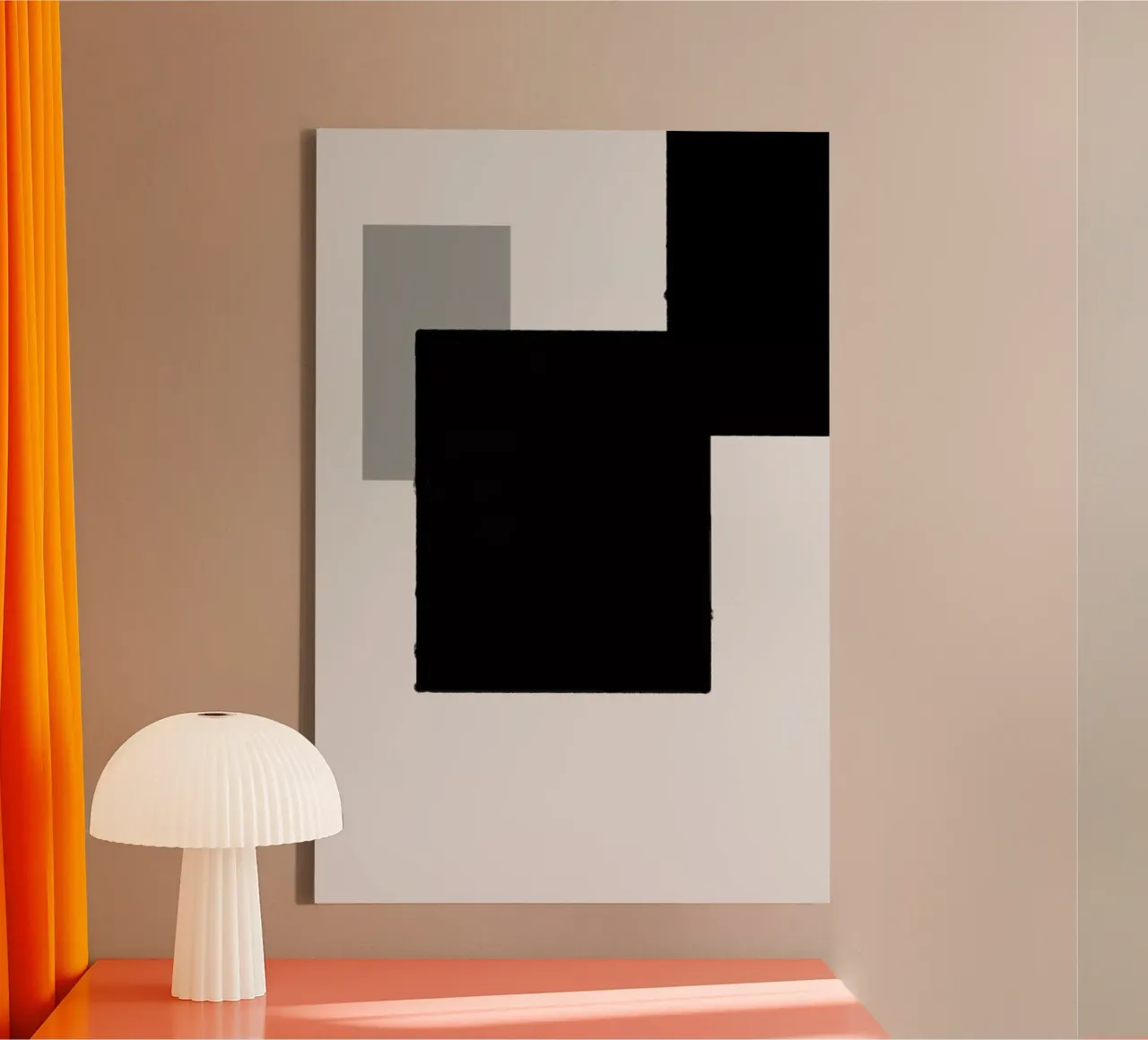 Dark and Brighter tela con Cornice a cassetta da 170QM