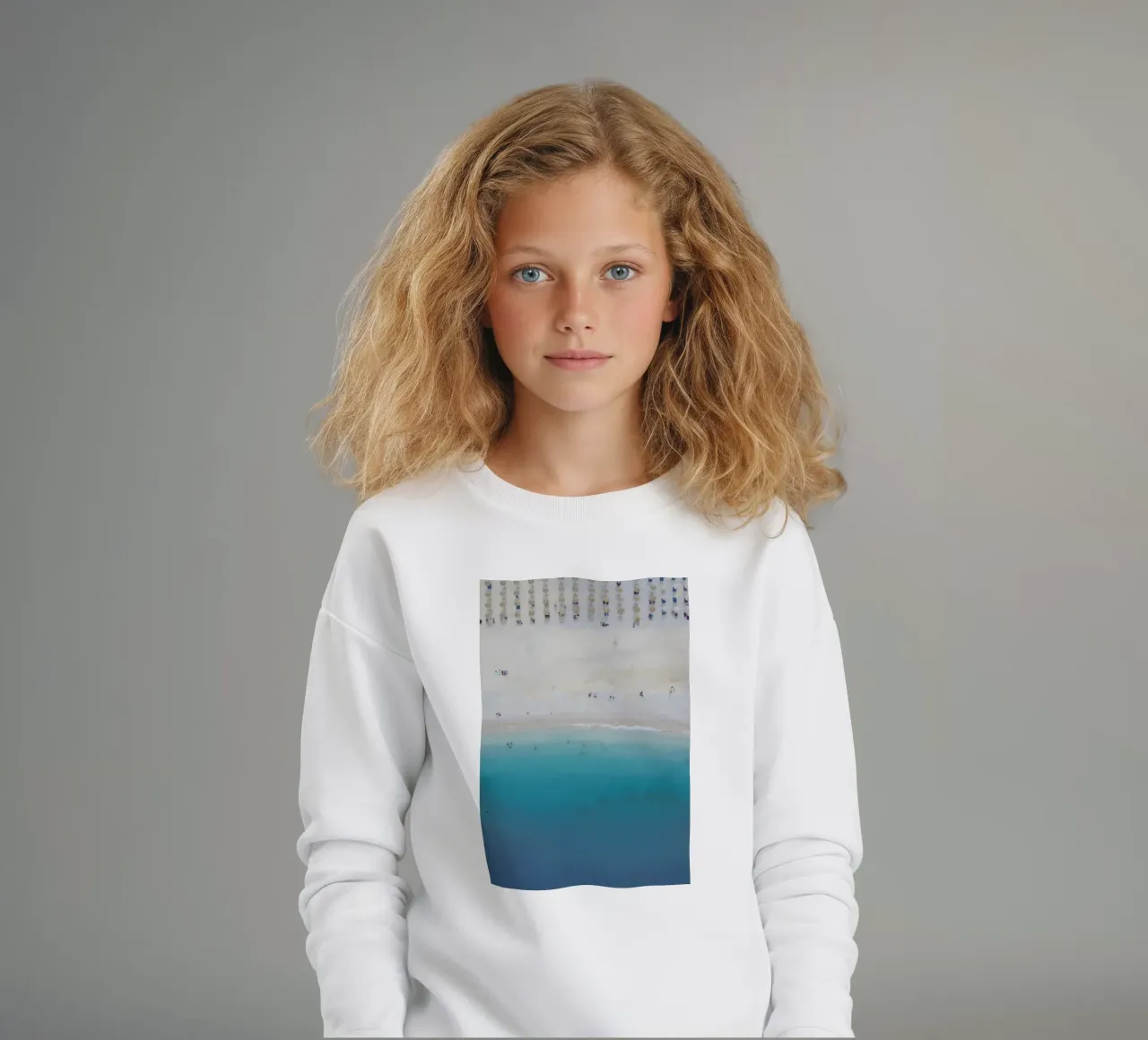 Beachlife. Icecream & Sunshine kids sweatshirt by Studio Nahili