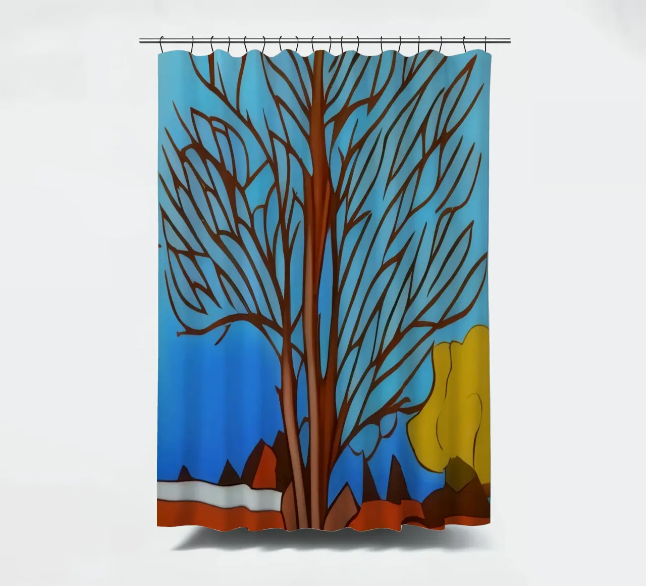 Nature_Tree_1 shower curtain by Abstract Art by LK