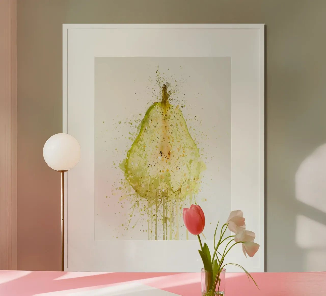 Peer Fruit poster van Mimi