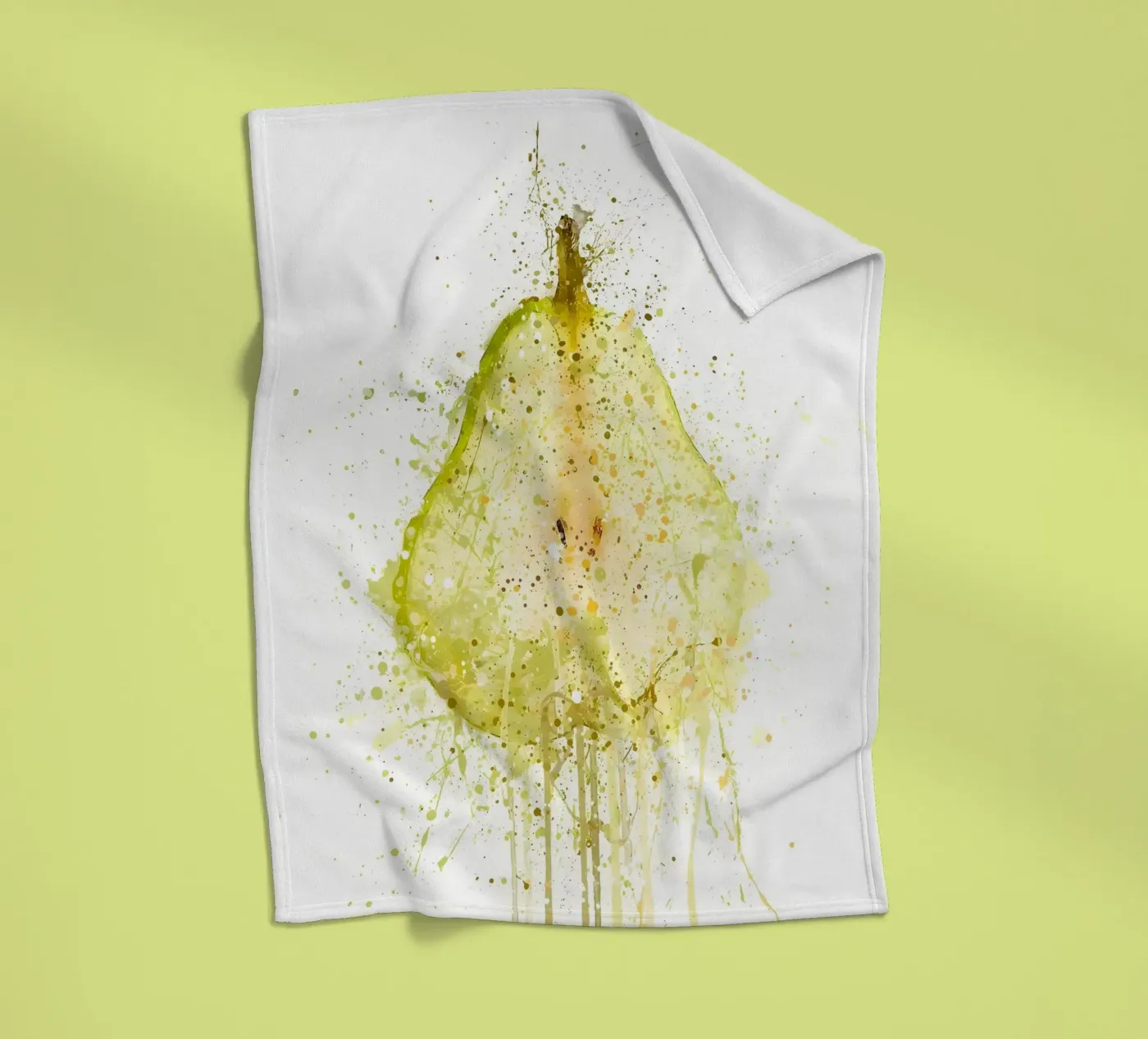 Peer Fruit fleecedeken van Mimi