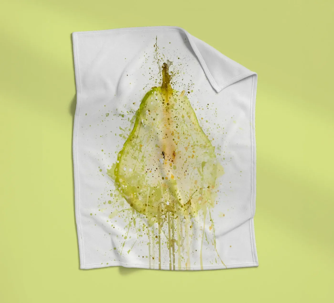 Pear Fruit fleecedeken van Mimi