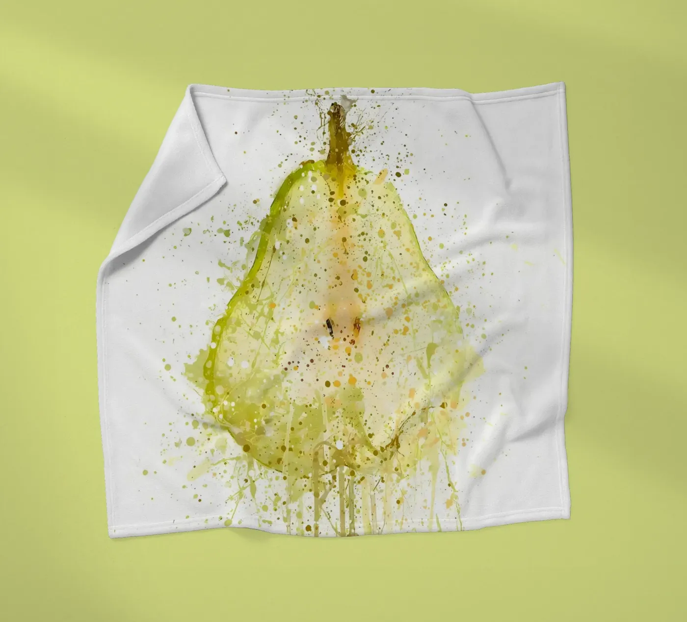 Pear Fruit fleecedeken van Mimi