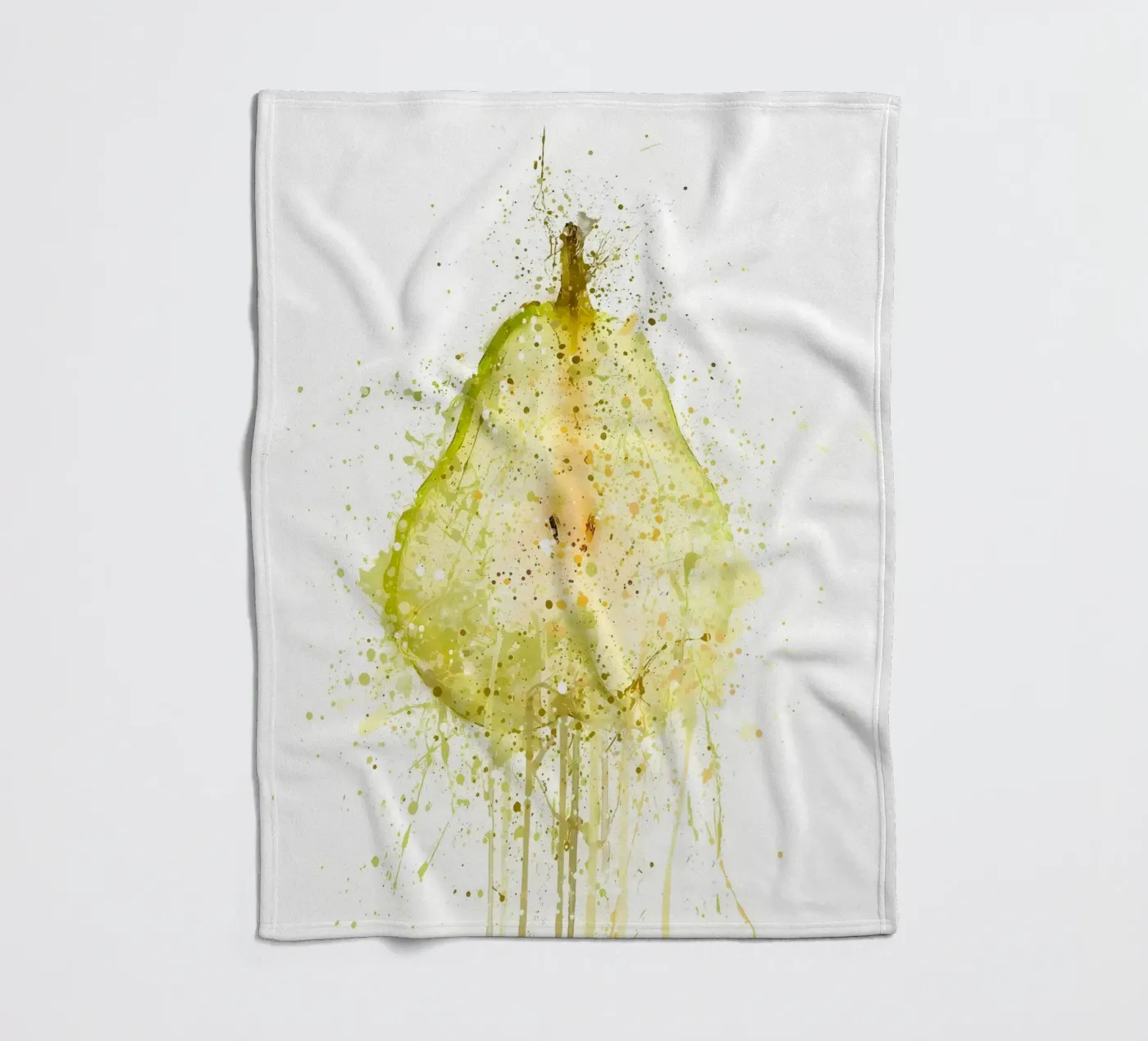 Pear Fruit fleecedeken van Mimi
