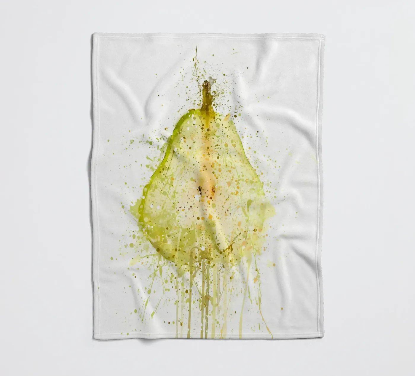 Peer Fruit fleecedeken van Mimi