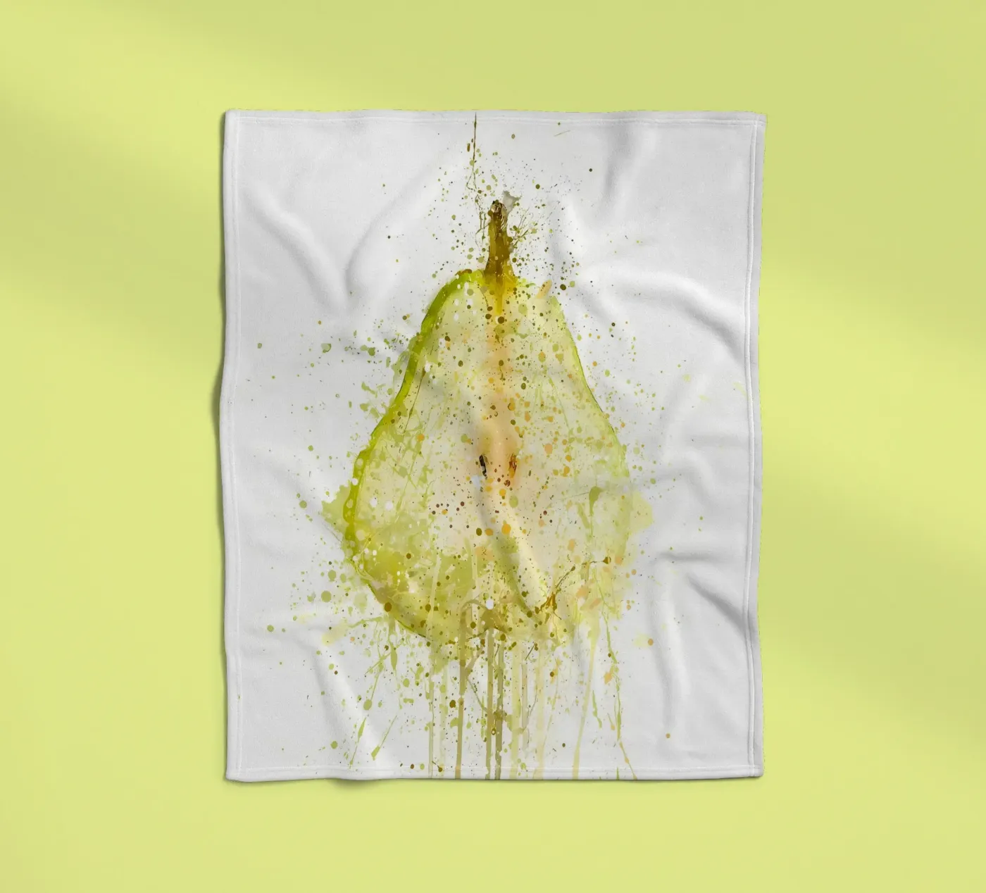 Peer Fruit fleecedeken van Mimi