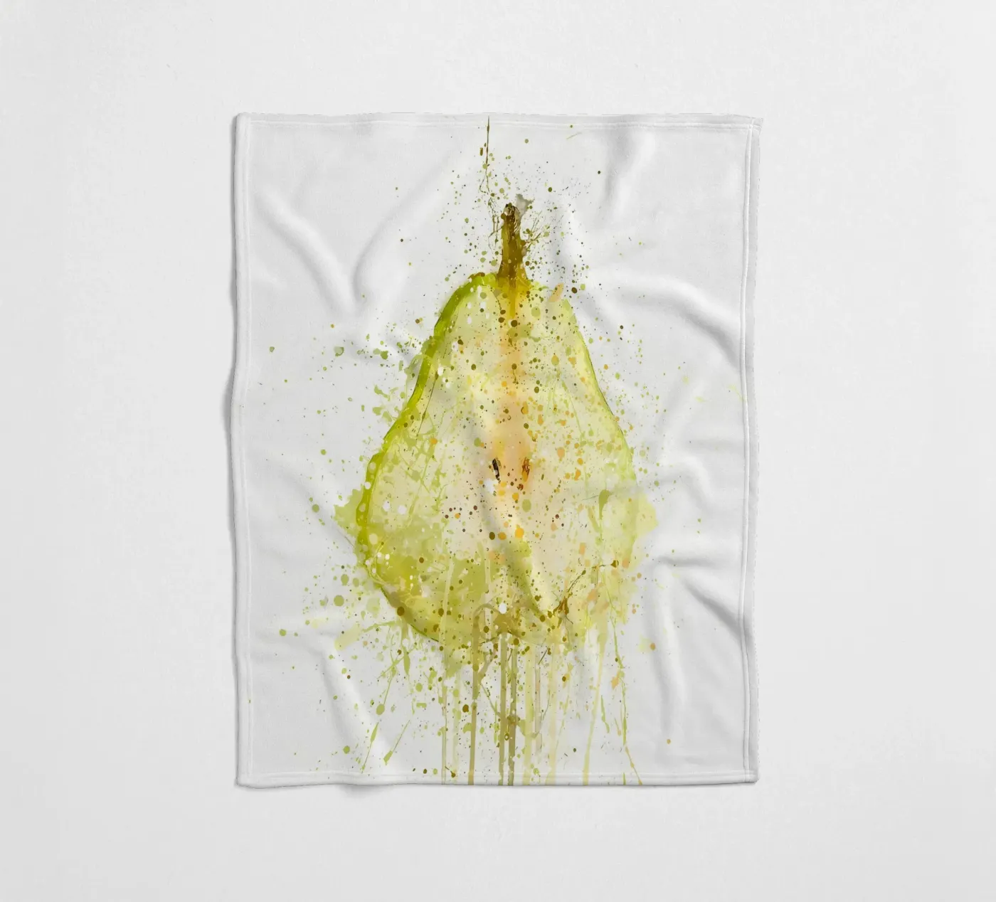 Peer Fruit fleecedeken van Mimi