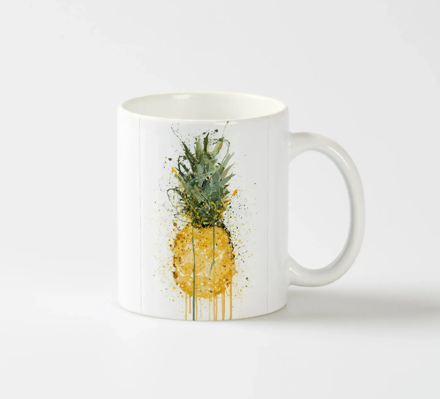Pineapple Fruit ceramic mug by Mimi