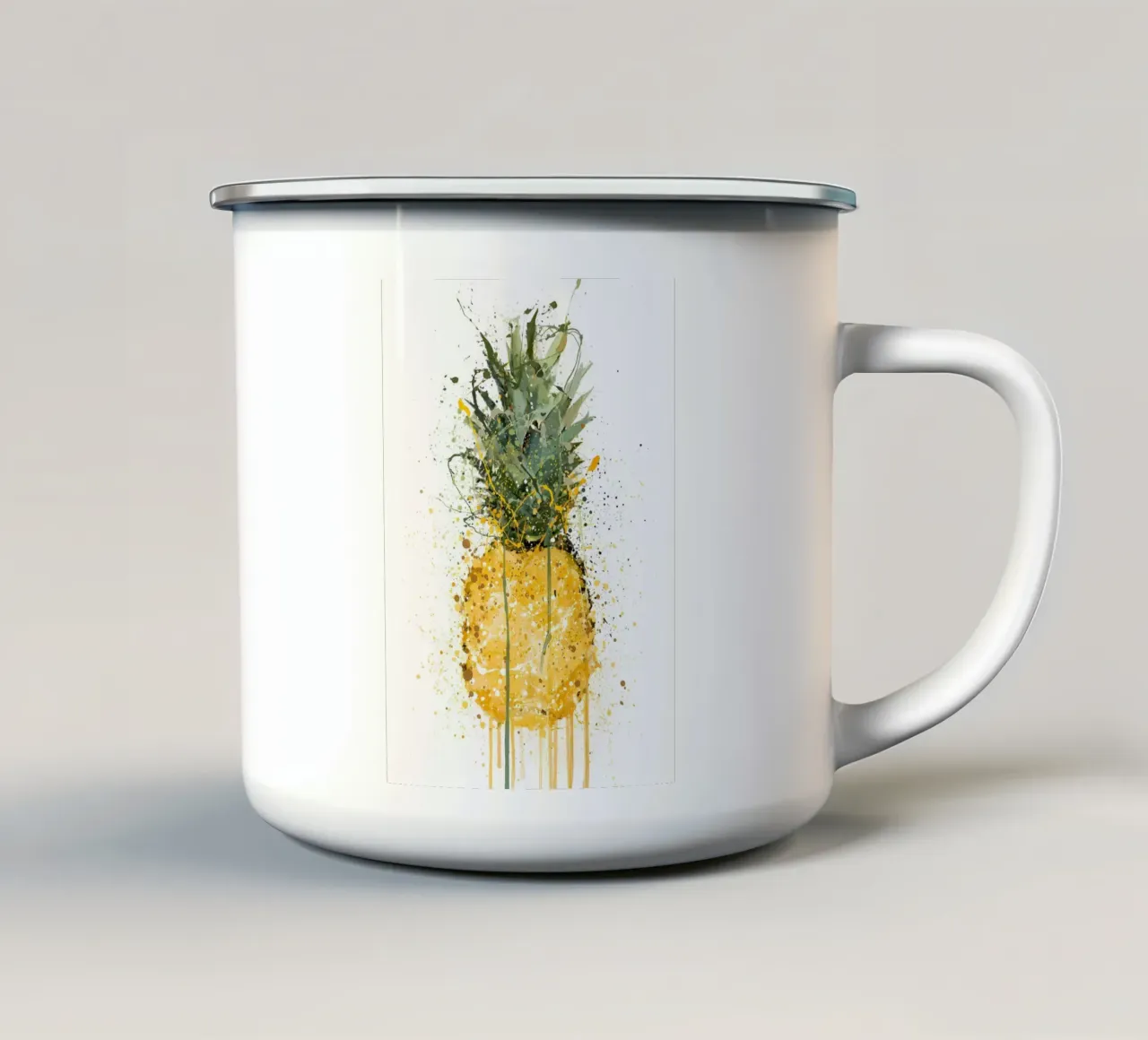 Frutta ananas tazza in smalto da Mimi