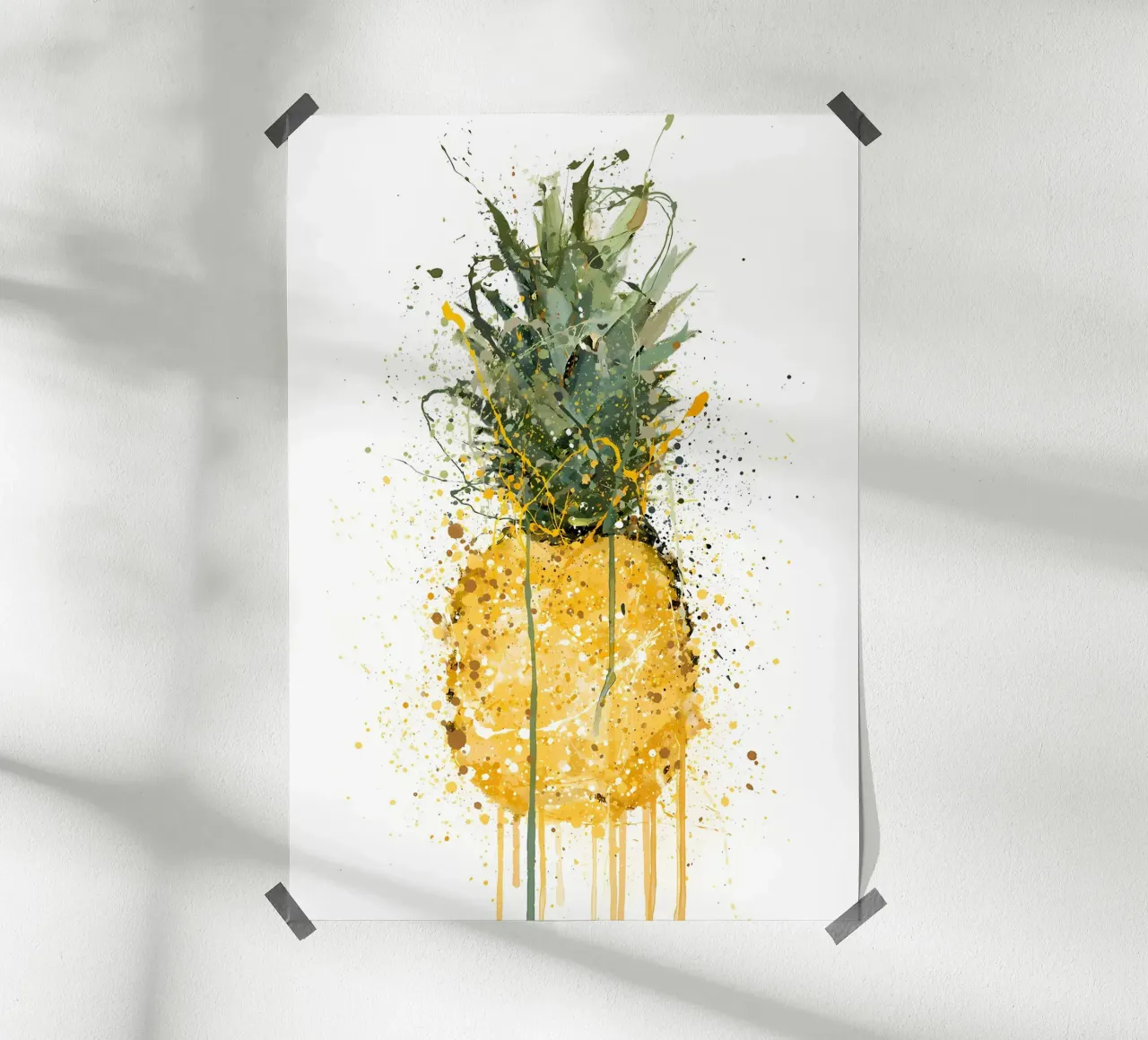 Frutta ananas carta hahnemühle da Mimi