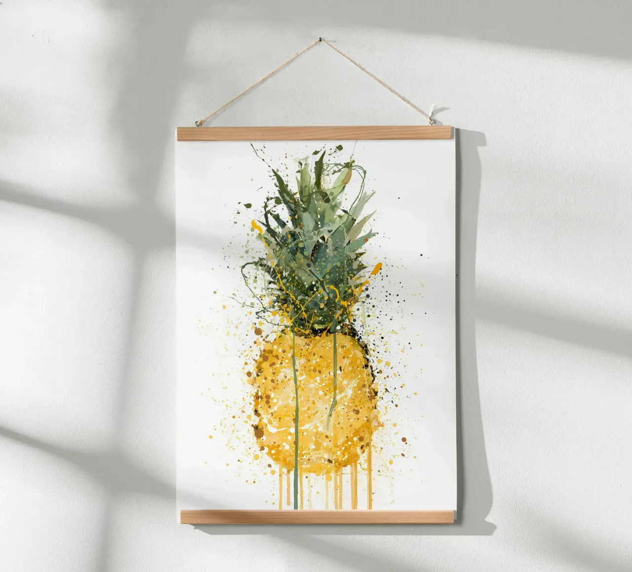 Pineapple Fruit poster by Mimi