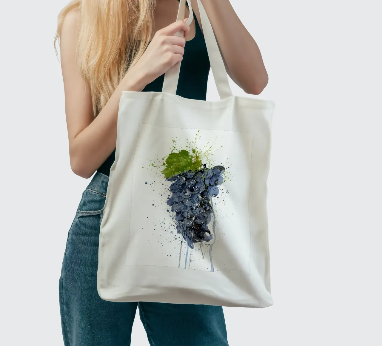 Uva viola borsa in juta da Mimi