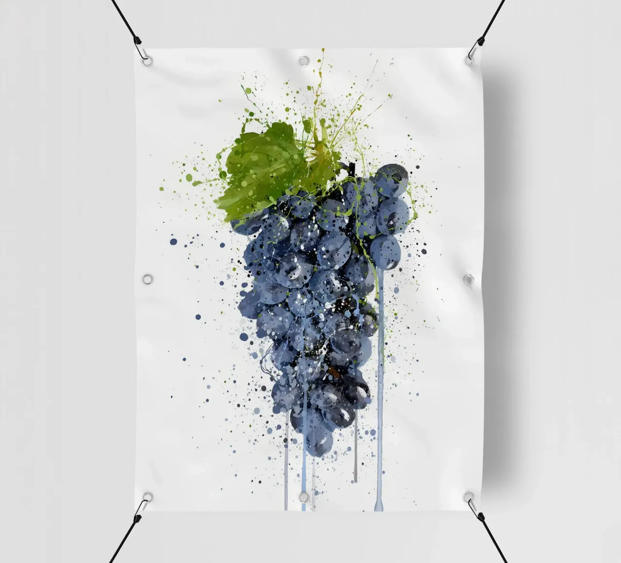 Uva viola telo in pvc da Mimi