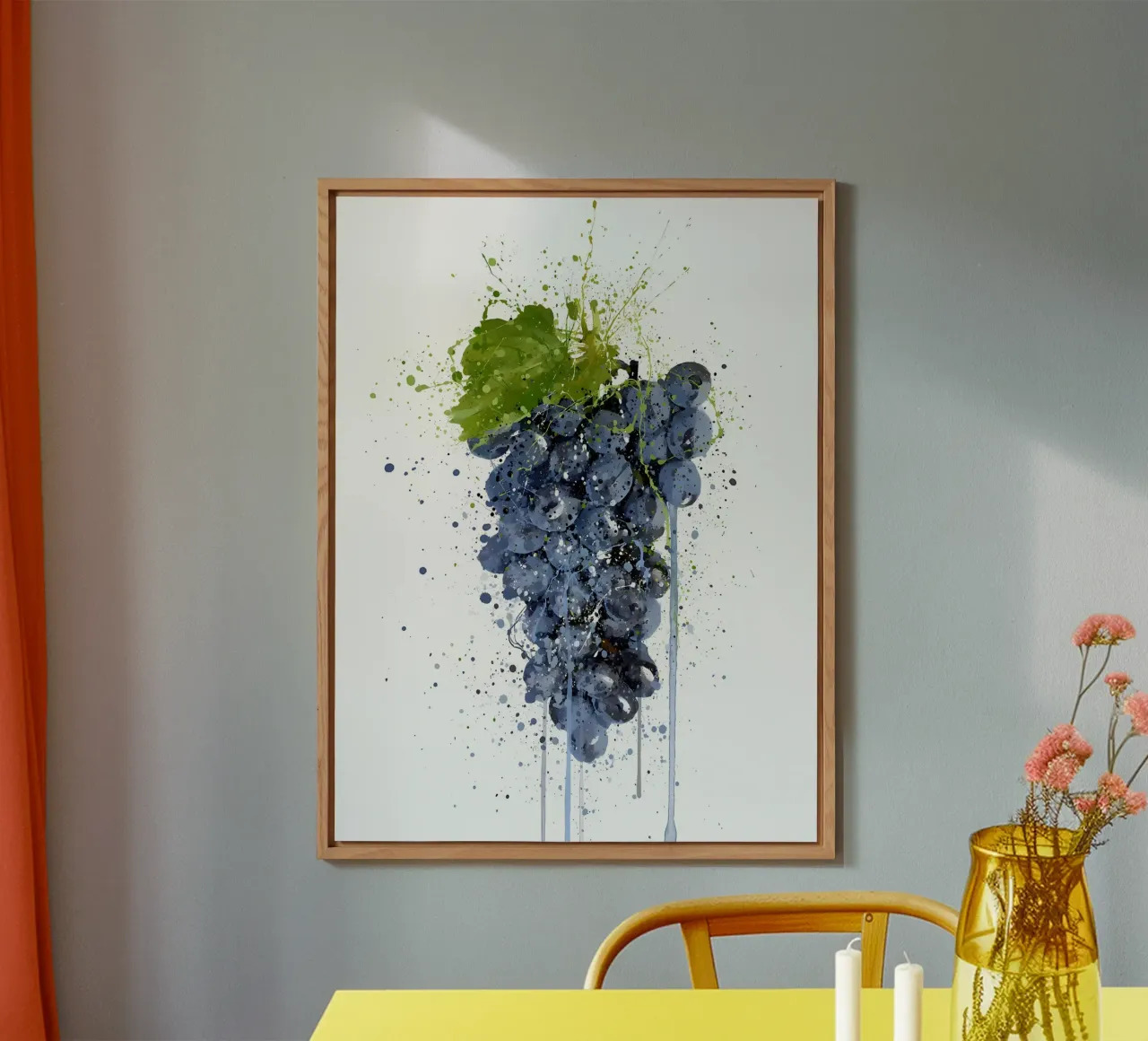 Uva viola alluminio dibond da Mimi