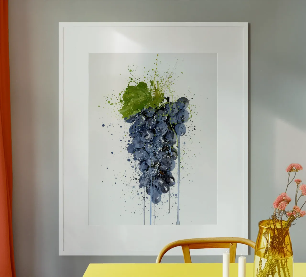 Uva viola carta hahnemühle da Mimi