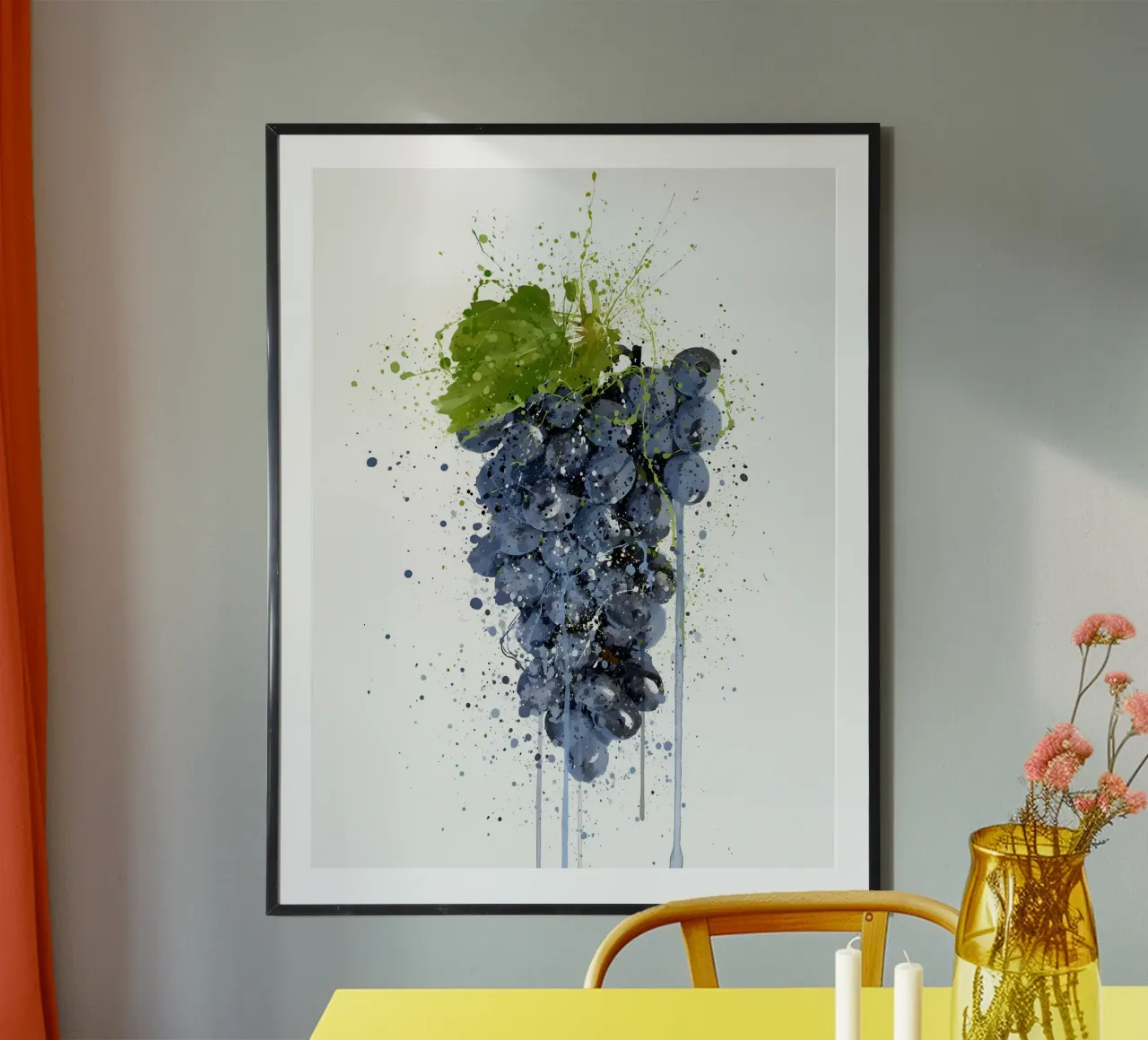 Uva viola carta hahnemühle da Mimi