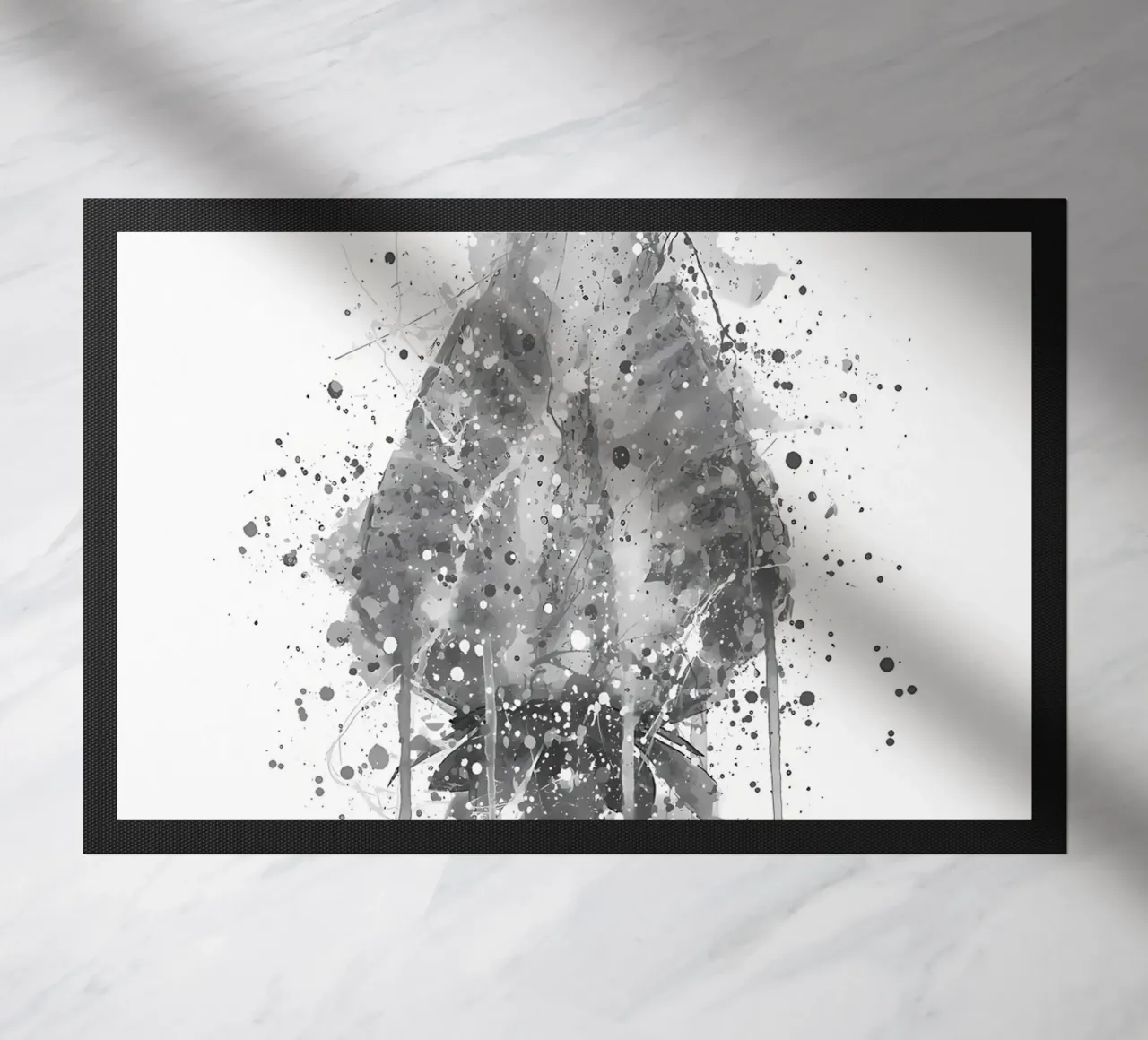 Grigio fragola e frutta zerbino da Mimi