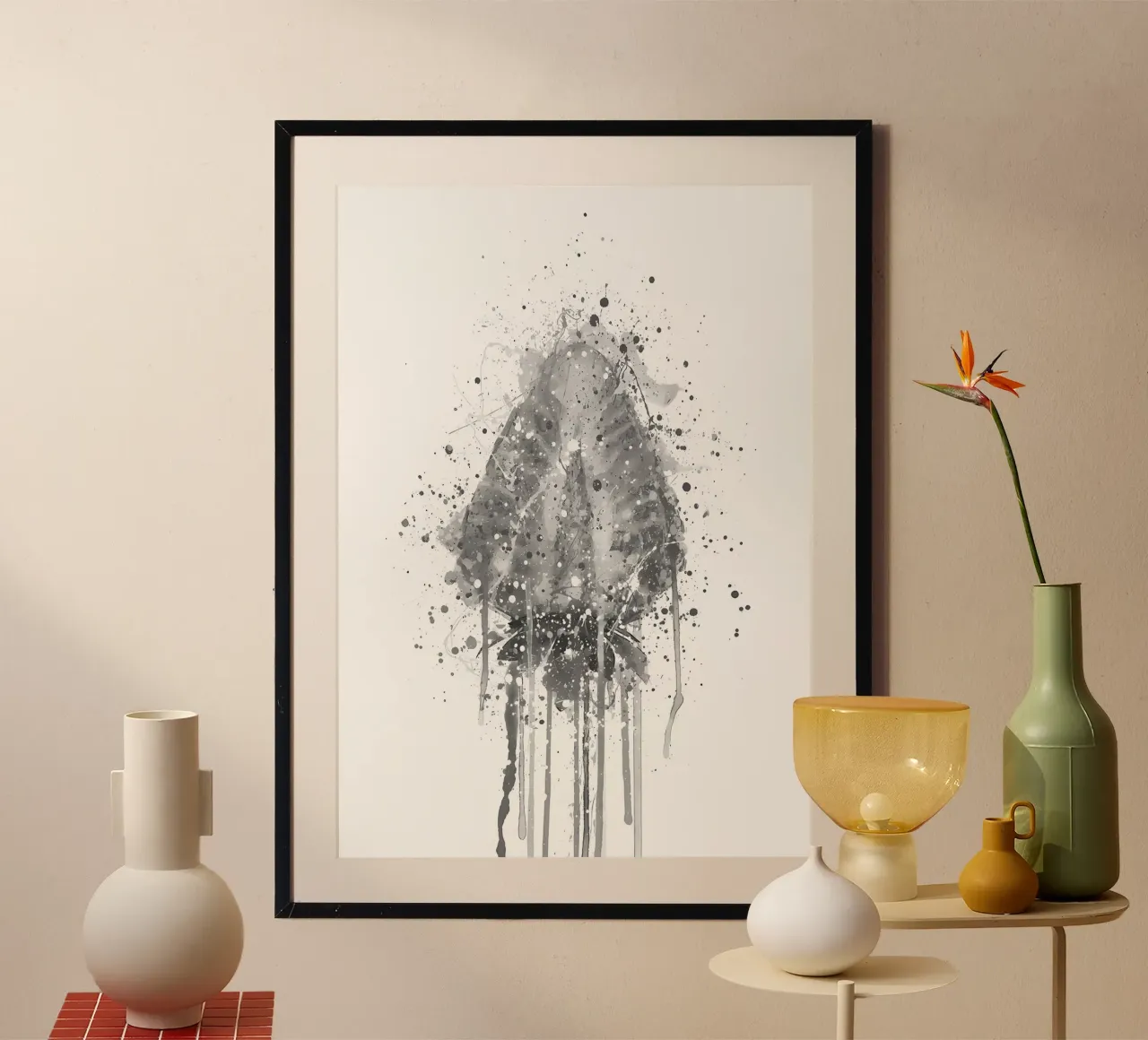 Grigio fragola e frutta carta hahnemühle da Mimi