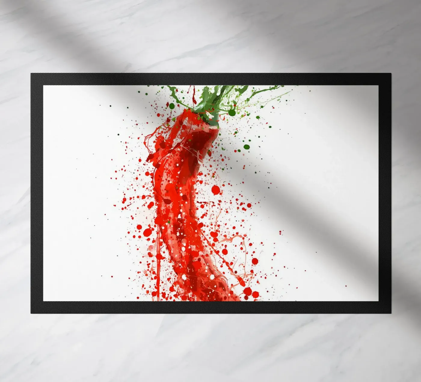 Red Chilli doormat by Mimi