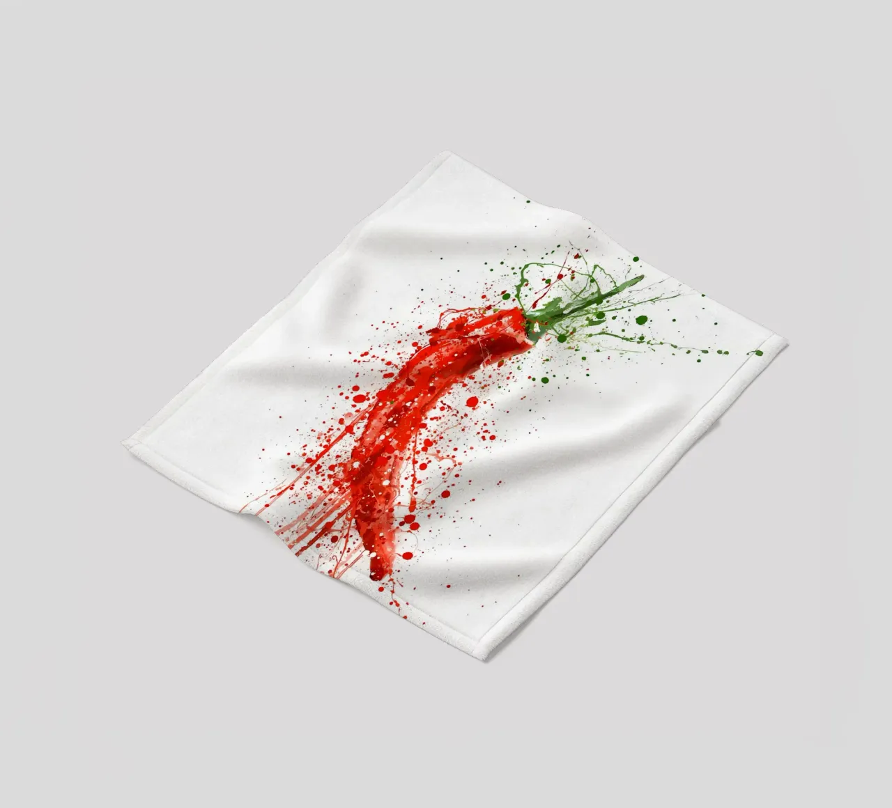 Peperoncino rosso coperta in pile da Mimi