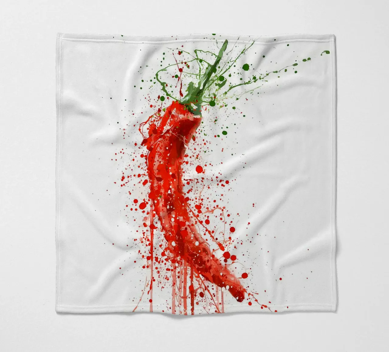Peperoncino rosso coperta in pile da Mimi