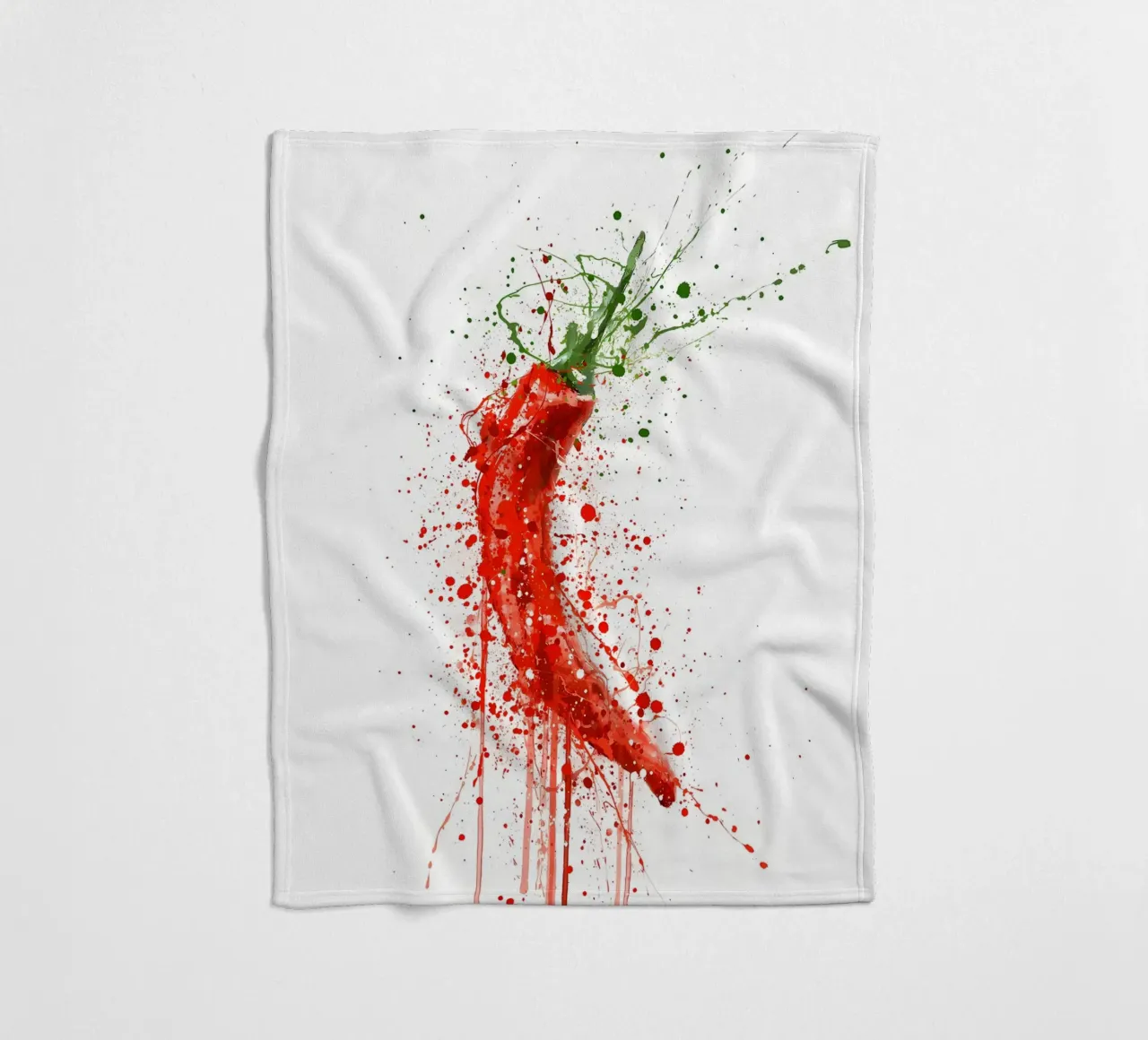 Peperoncino rosso coperta in pile da Mimi