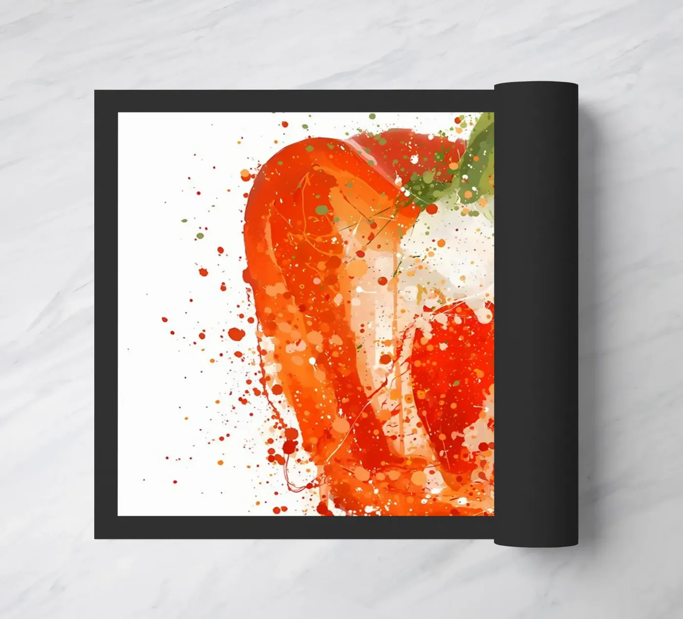 Red Pepper doormat by Mimi