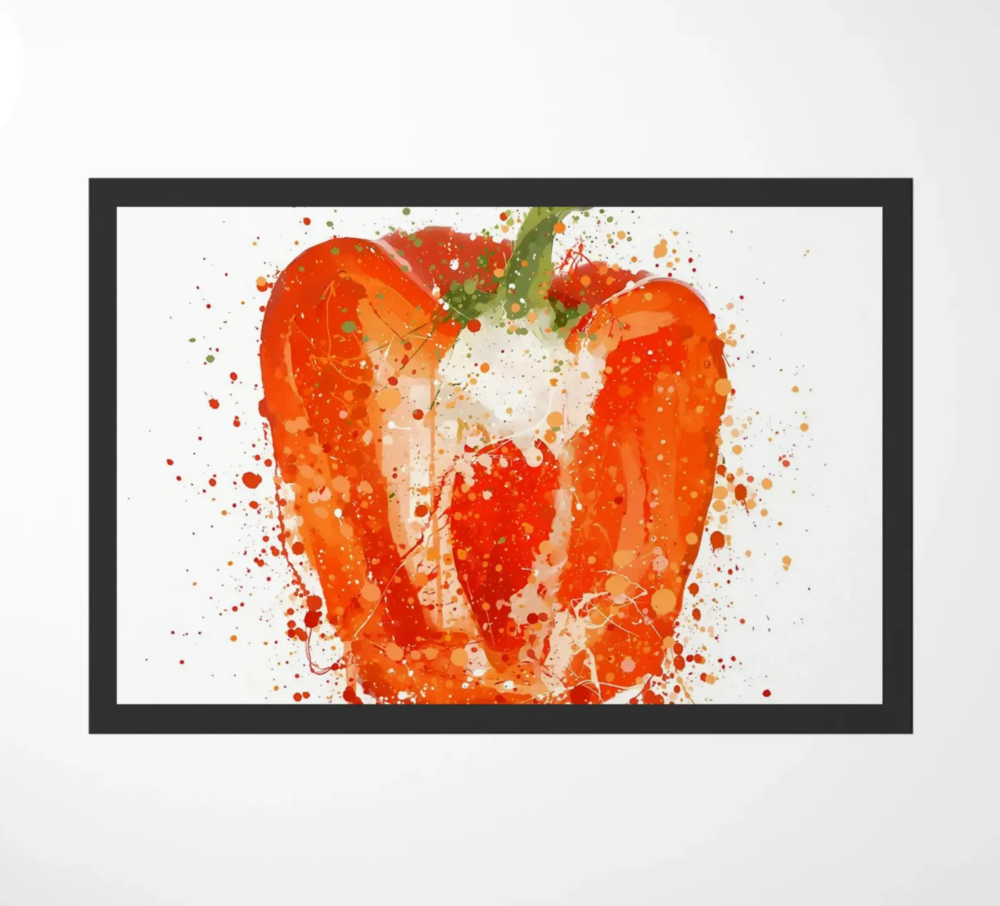 Red Pepper doormat by Mimi