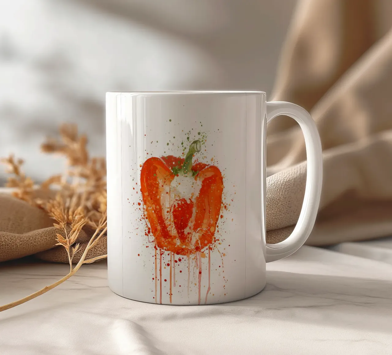 Pepe rosso tazza in ceramica da Mimi