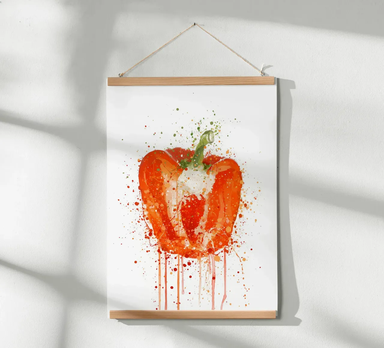 Pepe rosso carta hahnemühle da Mimi