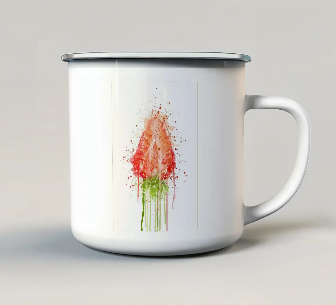 Frutta alla fragola tazza in smalto da Mimi