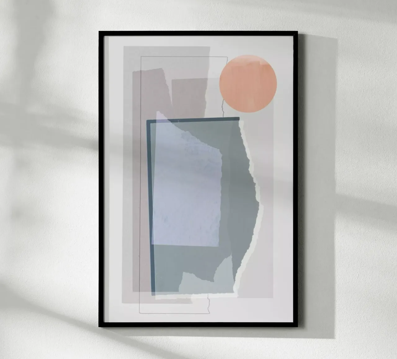 Pieces 10B poster con telaio in alluminio da Mareike Böhmer