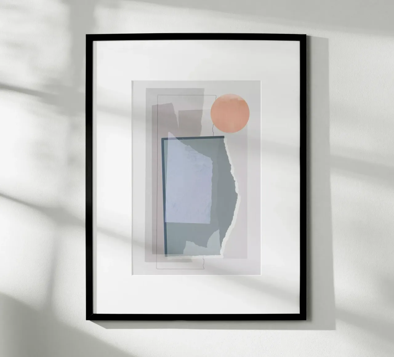 Pieces 10B poster con telaio in alluminio da Mareike Böhmer