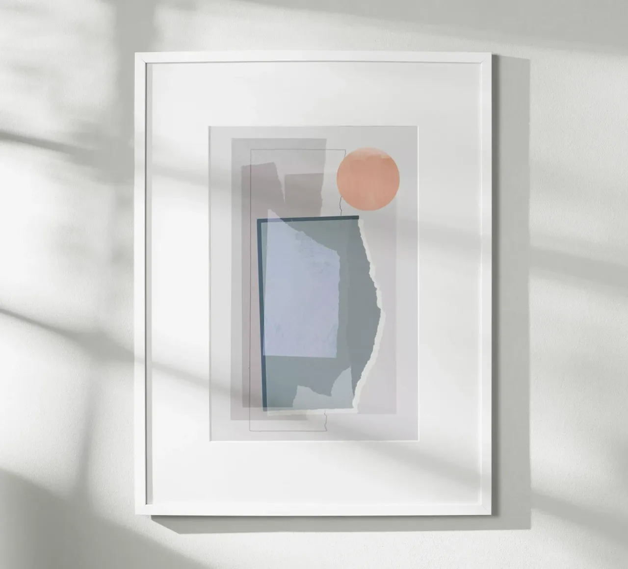 Pieces 10B poster con telaio in alluminio da Mareike Böhmer