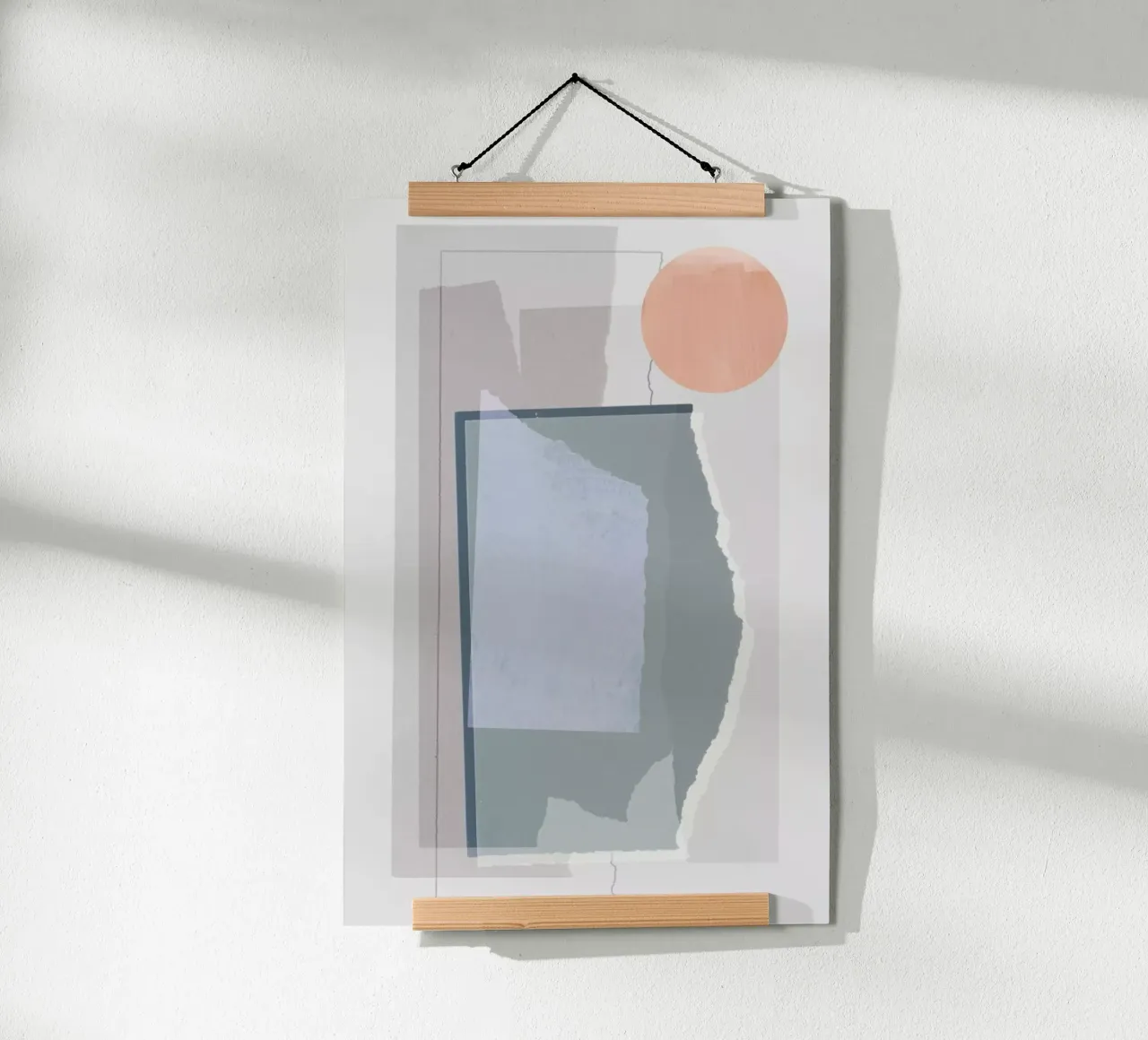Pieces 10B poster con telaio in alluminio da Mareike Böhmer