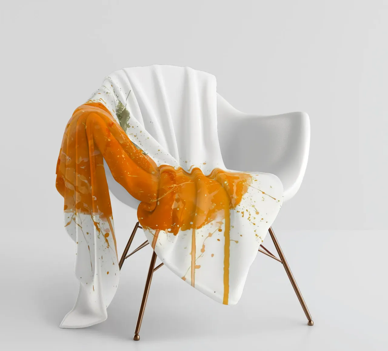 Kürbis Fleecedecke von Mimi