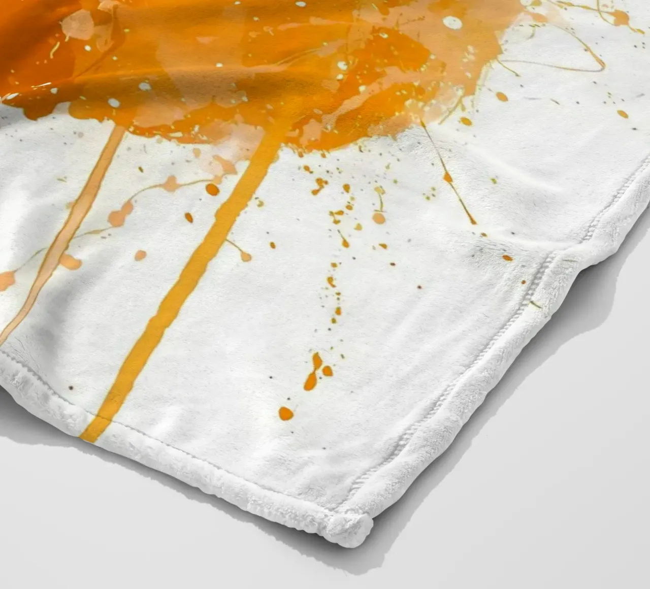 Kürbis Fleecedecke von Mimi