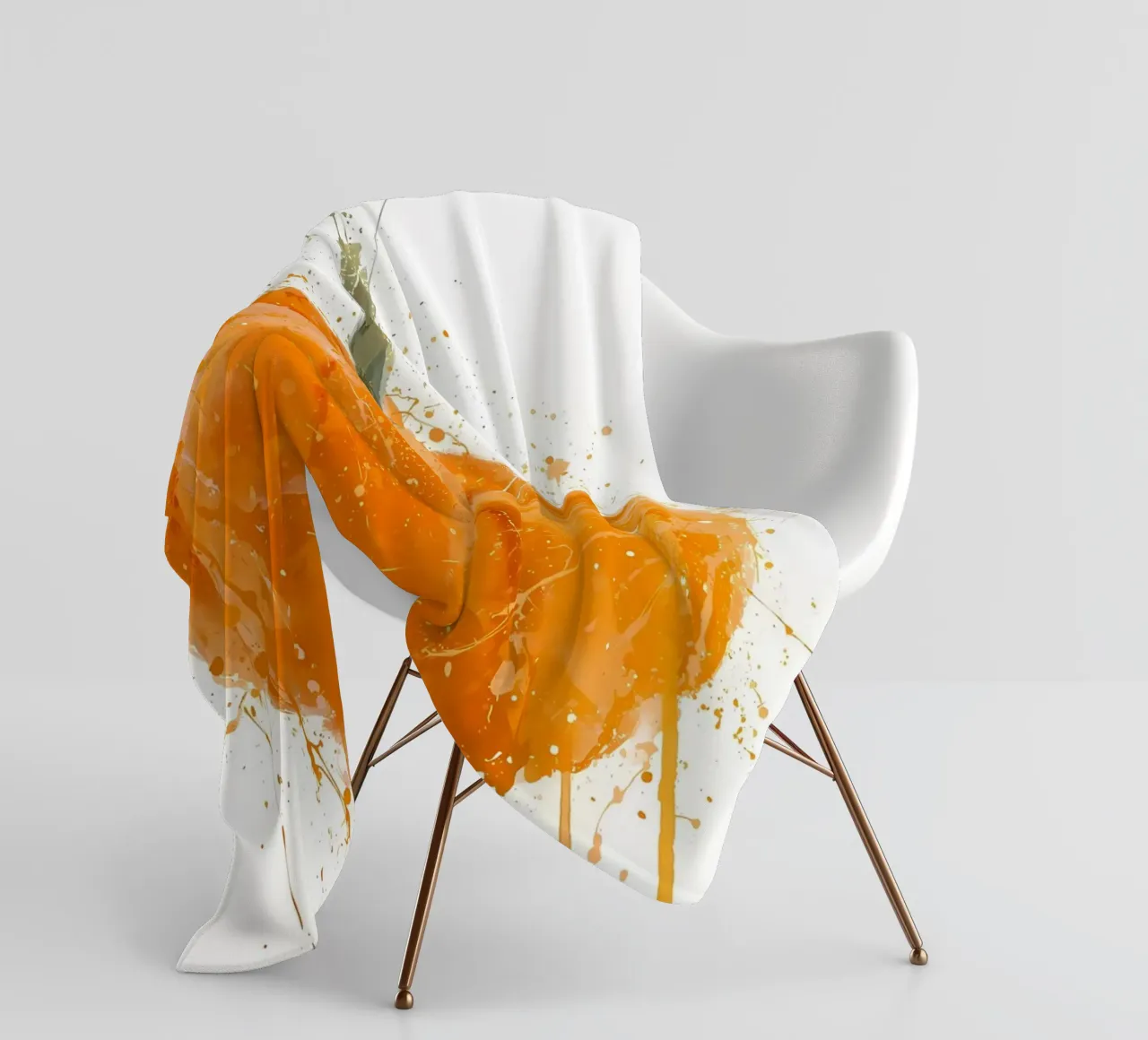 Kürbis Fleecedecke von Mimi