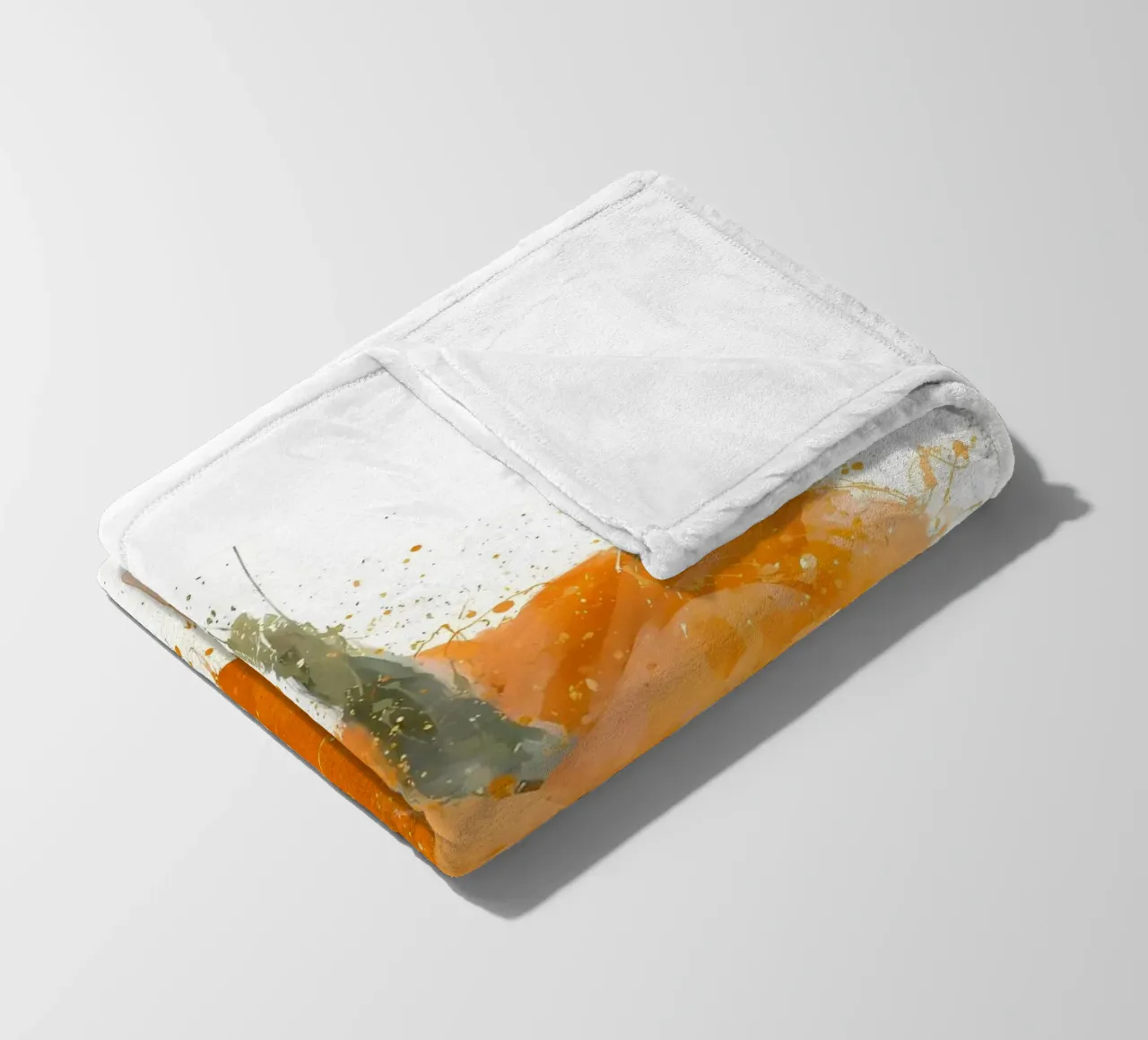 Kürbis Fleecedecke von Mimi