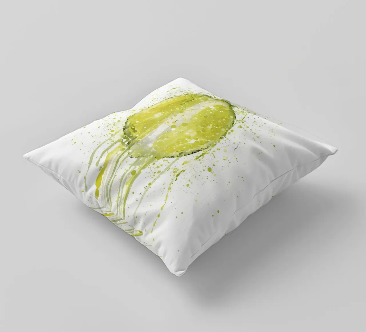 Acquerello di frutta al lime cuscino da Mimi