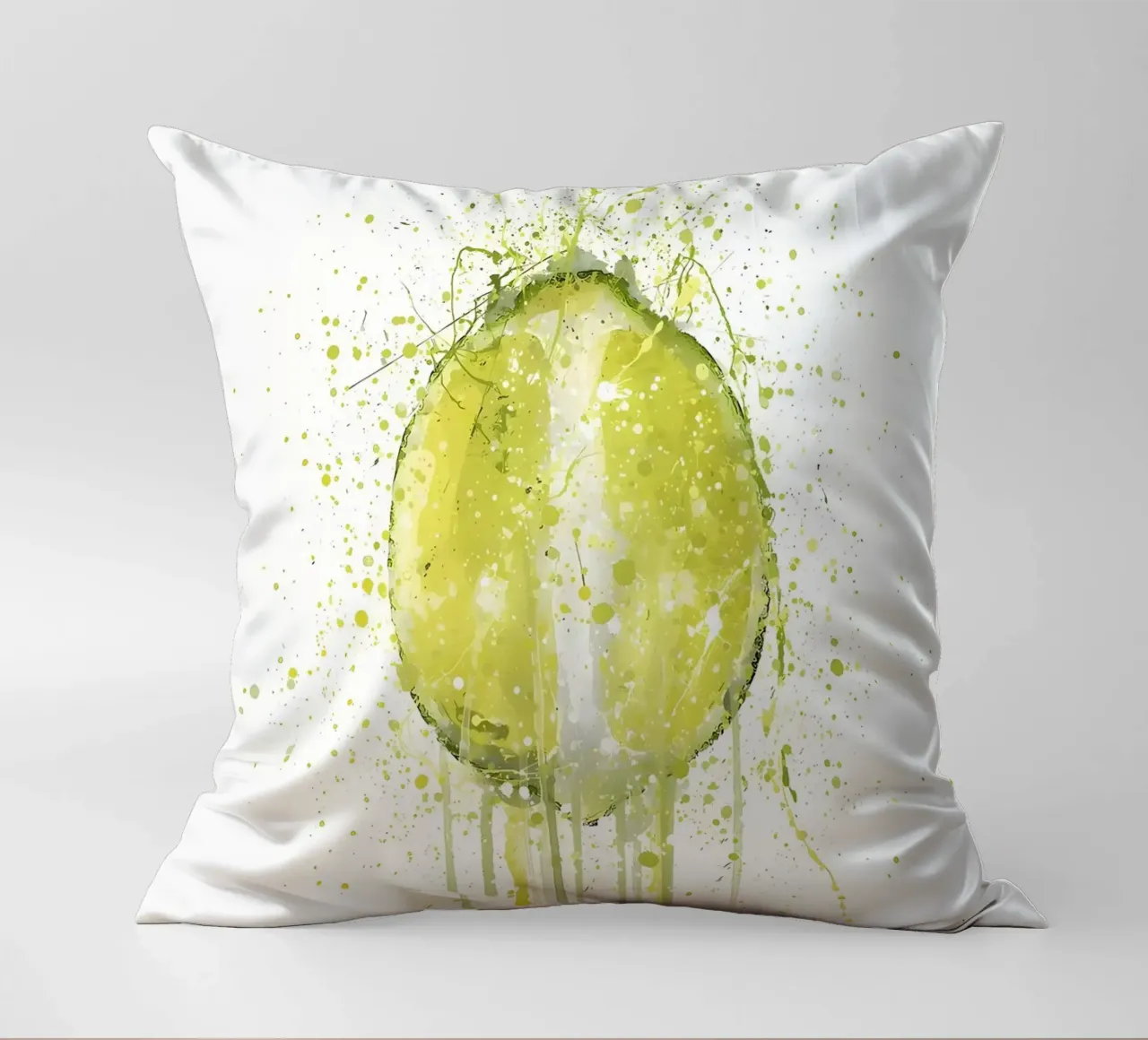 Acquerello di frutta al lime cuscino da Mimi